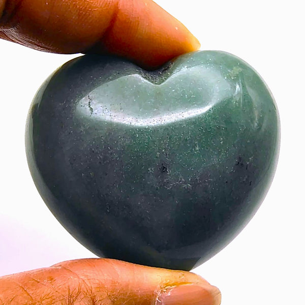 Green Aventurine Puff Heart Stone