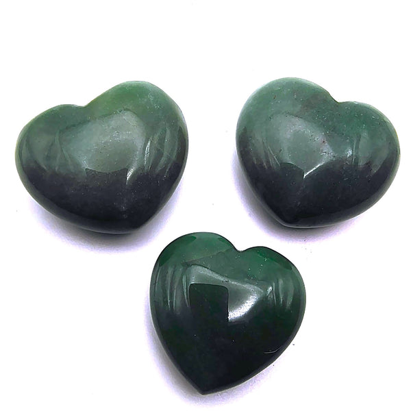 Green Aventurine Puff Heart Stone