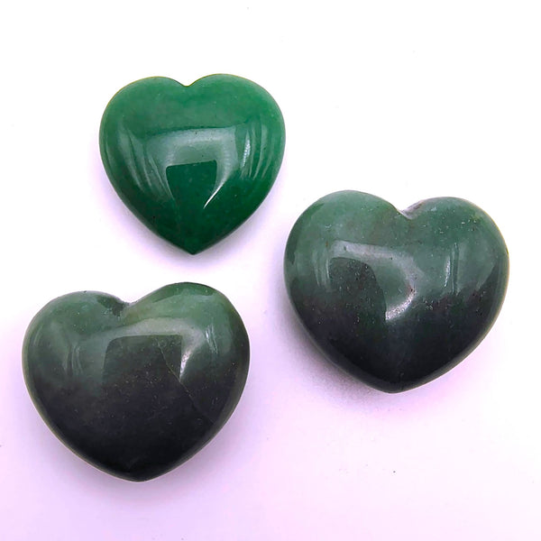 Green Aventurine Puff Heart Stone
