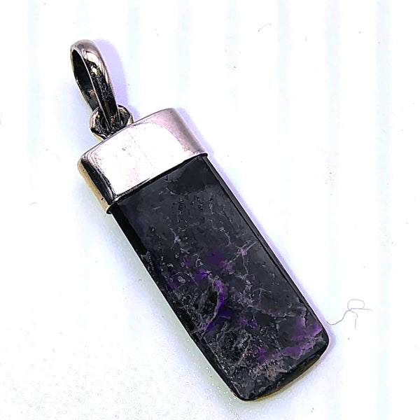 Sugilite Pendant Sterling Silver