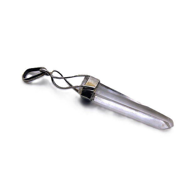 Clear Quartz Point Pendant Sterling Silver Designs