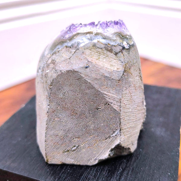 Amethyst Geode Cluster with Polished Edges