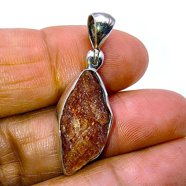 Sunstone Raw Pendant