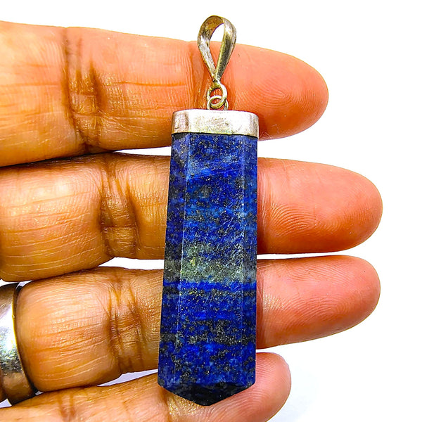 Lapis Lazuli Point Pencil Pendant