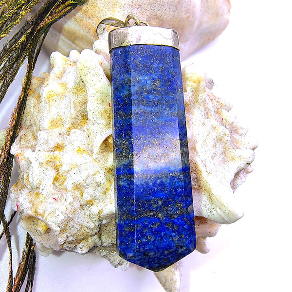 Lapis Lazuli Point Pencil Pendant