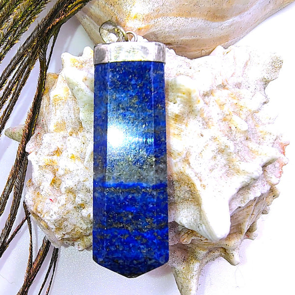 Lapis Lazuli Point Pencil Pendant