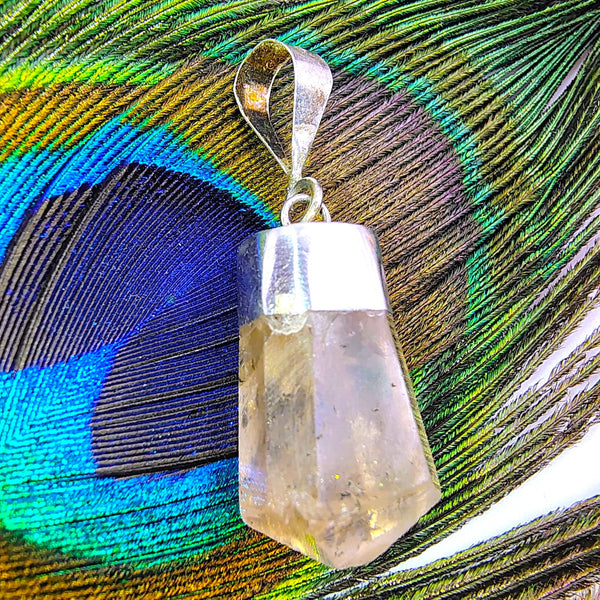 Ametrine hexagonal Point Pencil Pendant