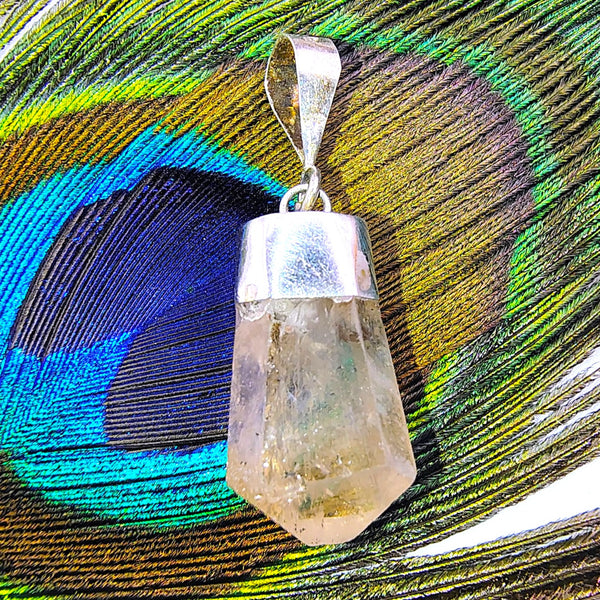 Ametrine hexagonal Point Pencil Pendant