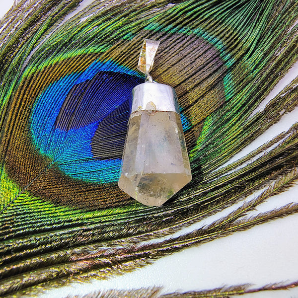 Ametrine hexagonal Point Pencil Pendant