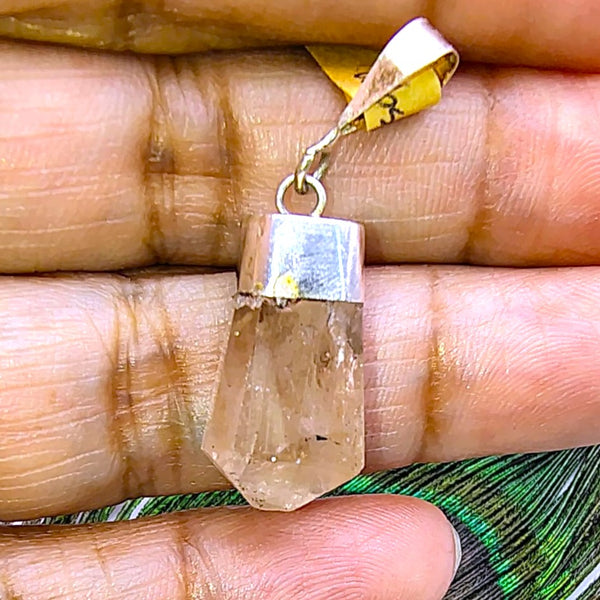 Ametrine hexagonal Point Pencil Pendant