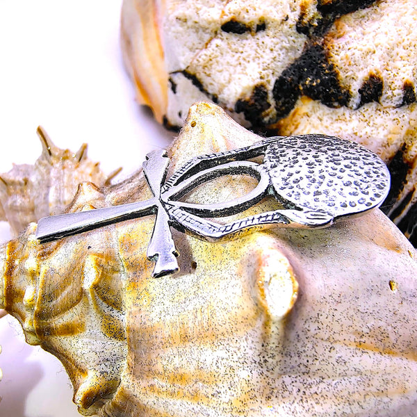 Egyptian Ankh Pendant Sterling Silver