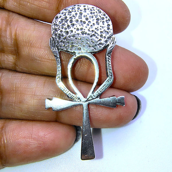Egyptian Ankh Pendant Sterling Silver
