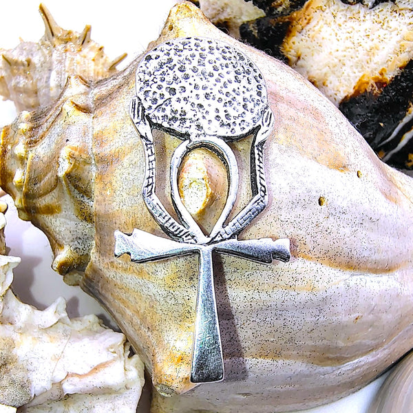 Egyptian Ankh Pendant Sterling Silver