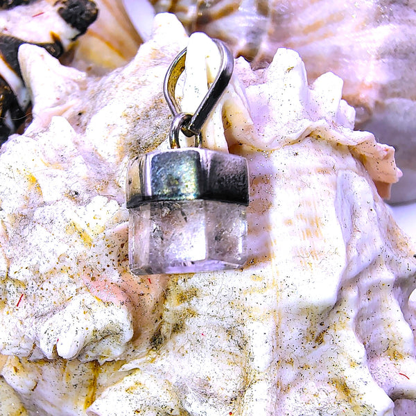 Kunzite Pendant Sterling Silver