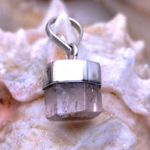 Kunzite Pendant Sterling Silver