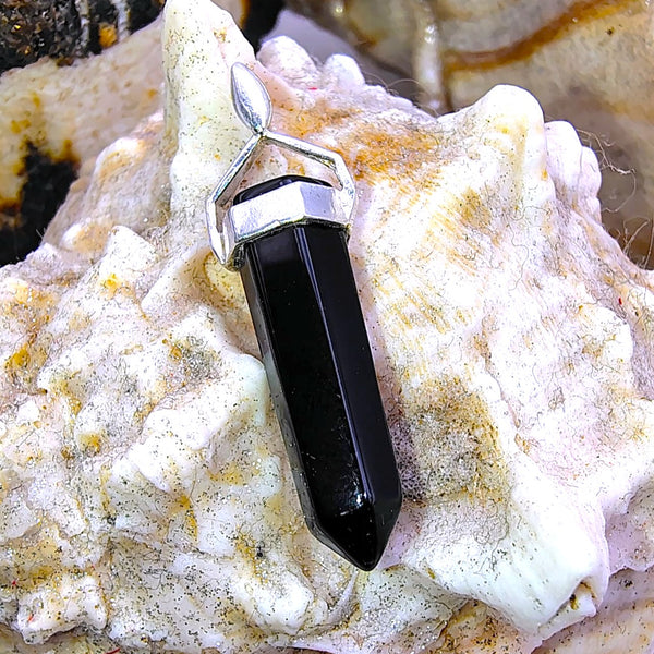 Onyx Pendant Sterling Silver