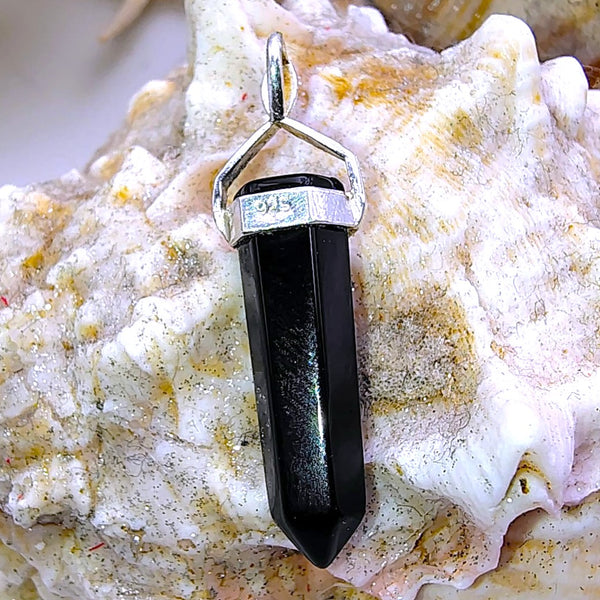 Onyx Pendant Sterling Silver