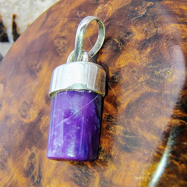 Sugilite small Pendant Sterling Silver