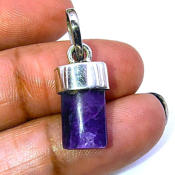 Sugilite small Pendant Sterling Silver