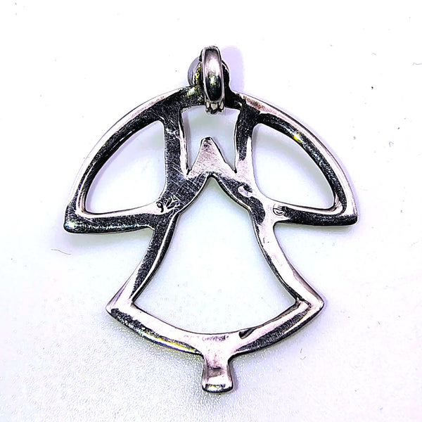 Praying Angel Sterling Silver Green Aventurine