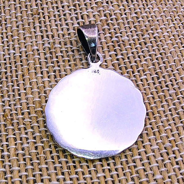 Hopi Kokopelli Native American Deity Pendant Sterling Silver