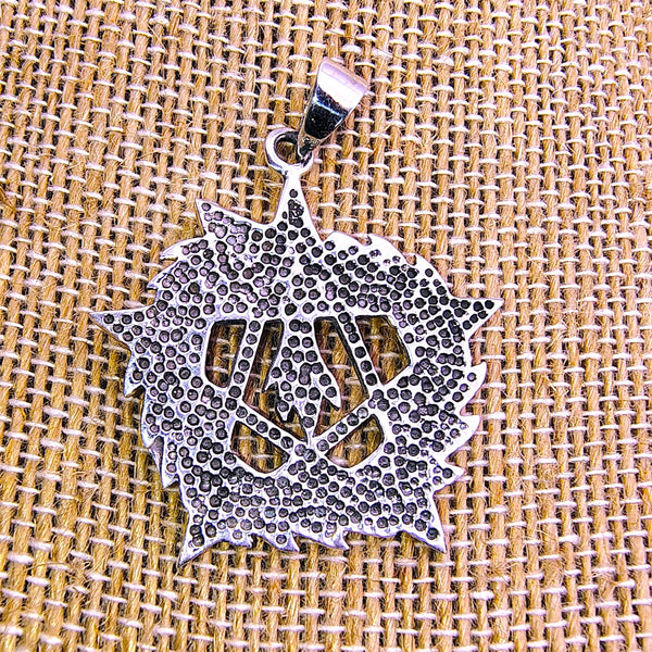 Dragon Pentacle Pendant Sterling Silver