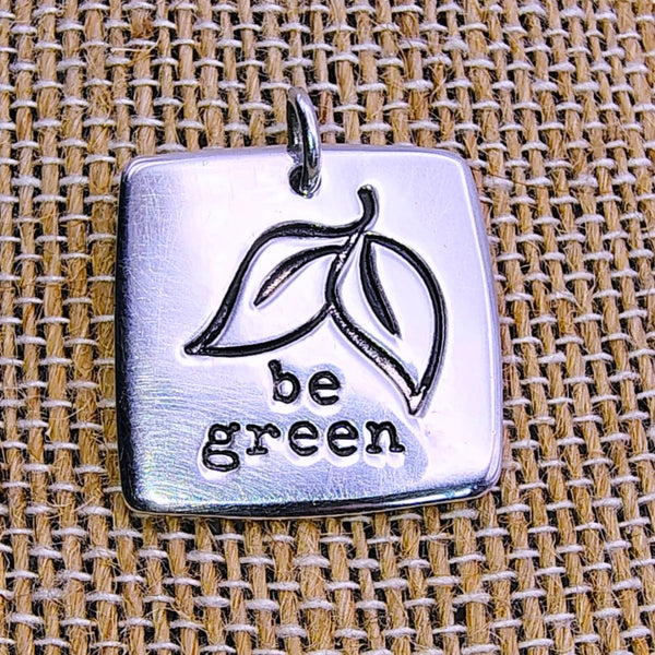 be green Pendant Sterling Silver