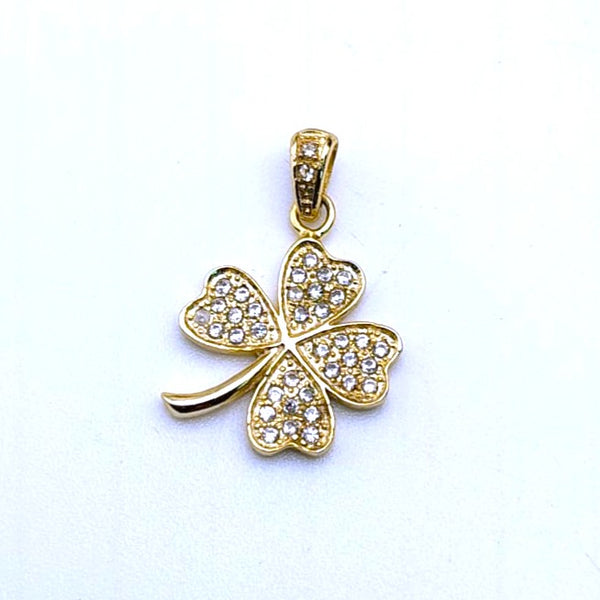 Four Leaf Clover Pendant Good Luck Charm