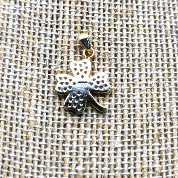 Four Leaf Clover Pendant Good Luck Charm