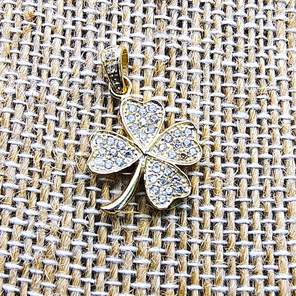 Four Leaf Clover Pendant Good Luck Charm