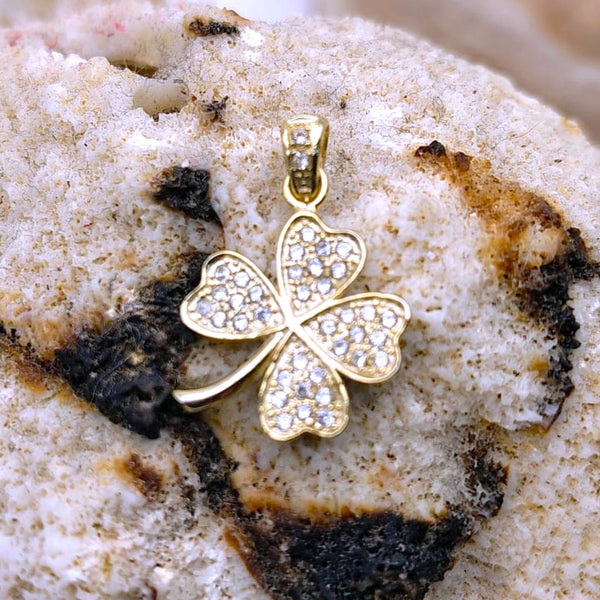 Four Leaf Clover Pendant Good Luck Charm