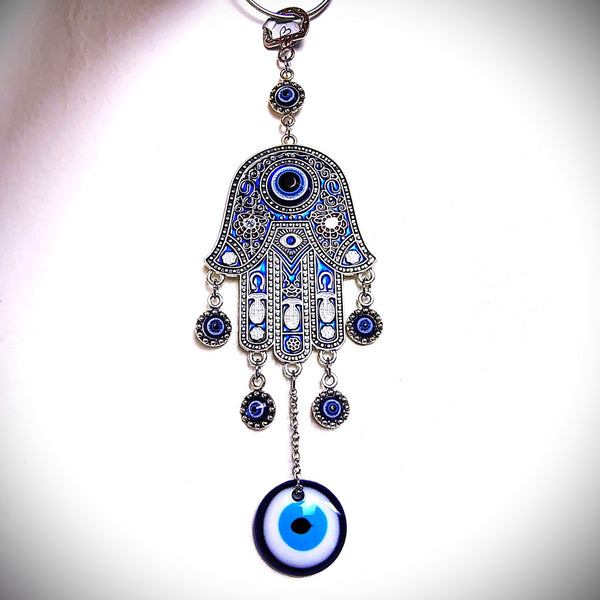 Evil Eye Fatima Hamsa Hand hanging Amulet Wall Décor