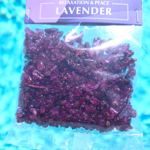 Natural Resin Incense Relaxation & Peace "LAVENDER" wolf spirit