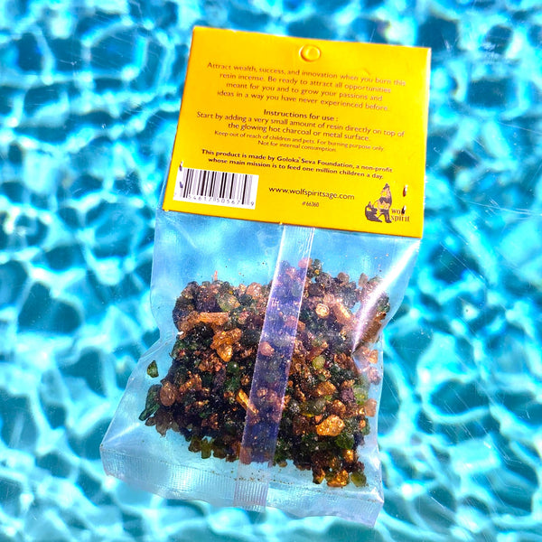 Natural Resin Incense Prosperity & Opportunity "BETTER BUSINESS" wolf Spirit