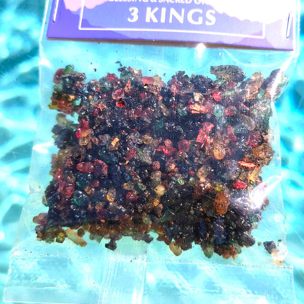 Natural Resin Incense Blessings & Sacred Offering "3 KINGS" wolf Spirit