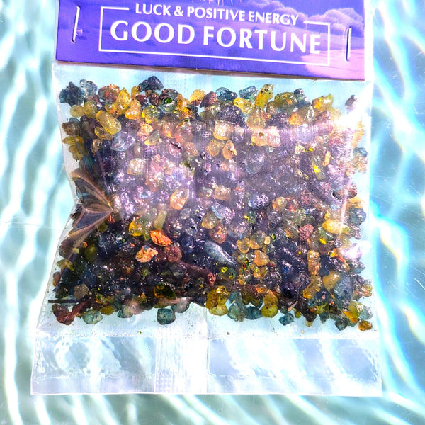 Natural Resin Incense Luck & Positive Energy "GOOD FORTUNE" wolf Spirit
