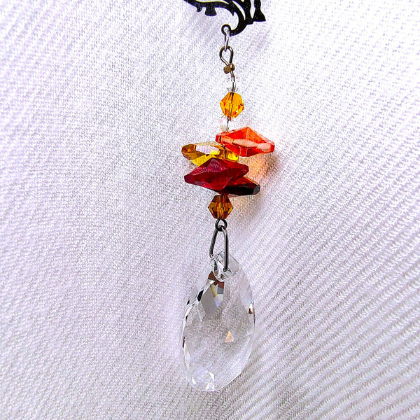 Mini Sun Drop Unicorn with Crystal hanger 10"