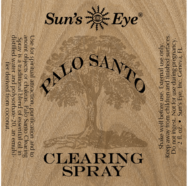 Sun's Eye Palo Santo Aromatic Mist Large