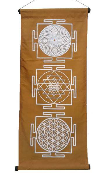 Geometric Mandala Cotton Banner Wall Decor