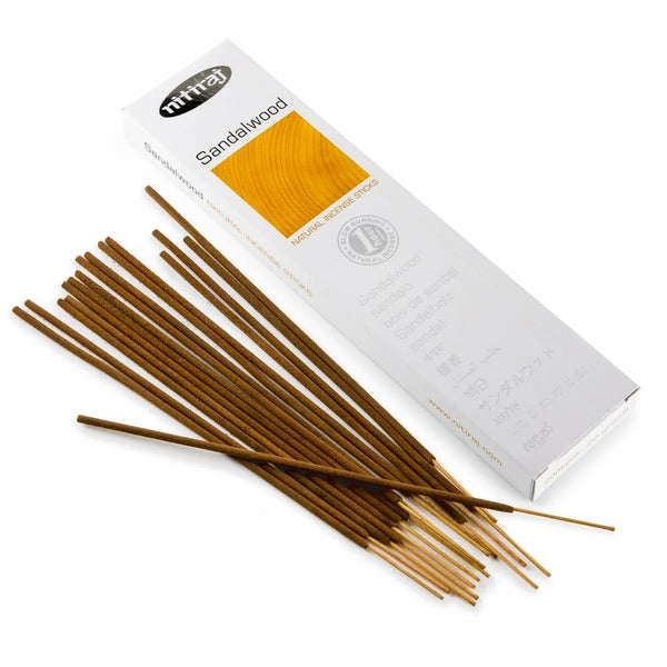 Nitiraj Premium Sandalwood Natural Bamboo Incense Sticks 25 grams