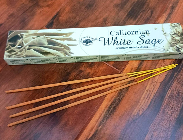 Green Tree Californian White Sage Natural Incense 15 grams