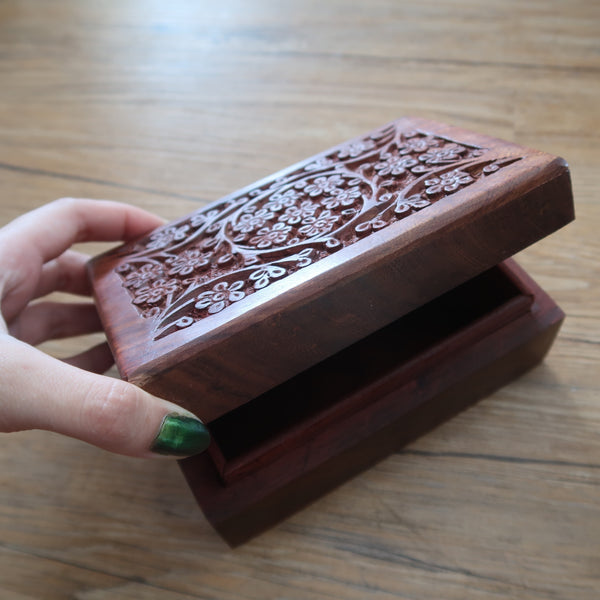 Floral Wooden Box